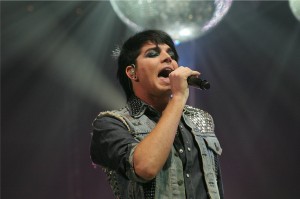 Adam Lambert performs at American Idol Tour 