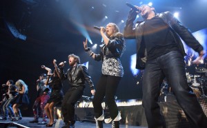 Contestants from American Idol perform in Salt Lake City. (AP photo)